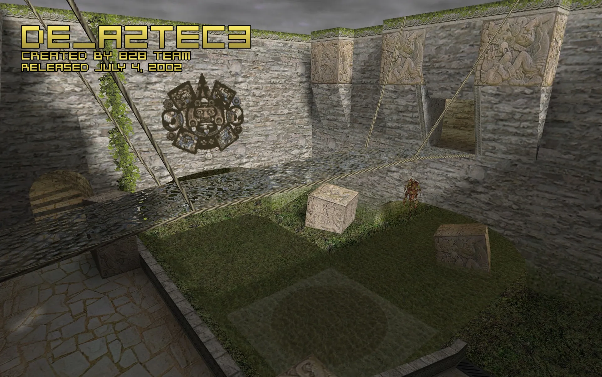 de_aztec3 для CS 1.6: тактика за CT и T, точки, .nav для ботов и оптимизация карты — скриншот 16