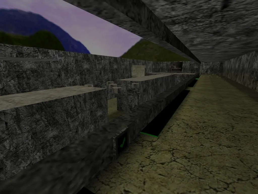 Скачать deathrun_cliff для CS 1.6: карты deathrun, баланс, точки заспавна, .nav и оптимизация wpoly/epoly - Скриншот