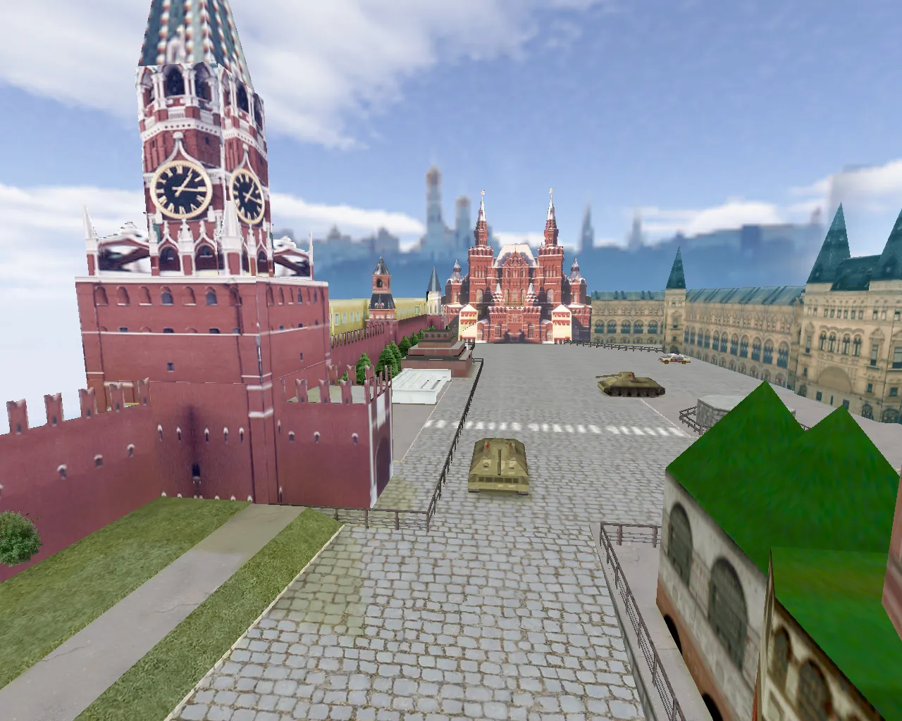 Карта de_red_square для CS 1.6: Тактики и особенности — скриншот 1