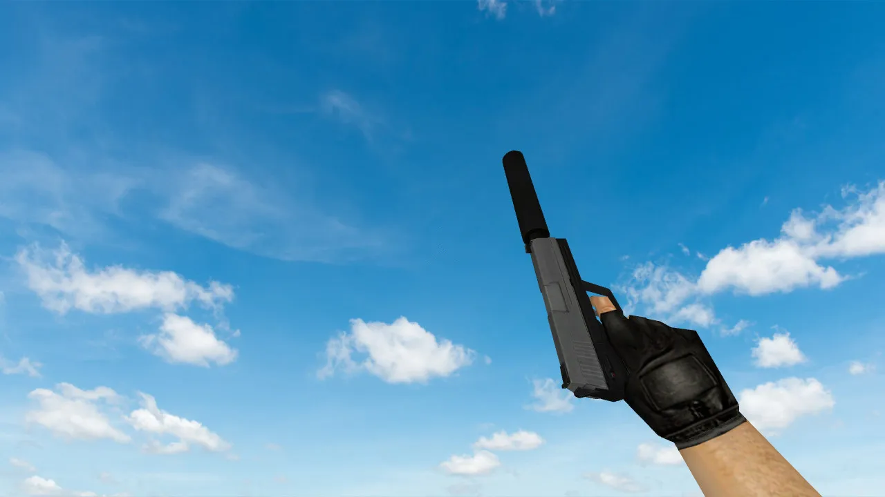 Скачать Модель USP «Нержавейка» для CS 1.6 - Качество и Стиль - Скриншот
