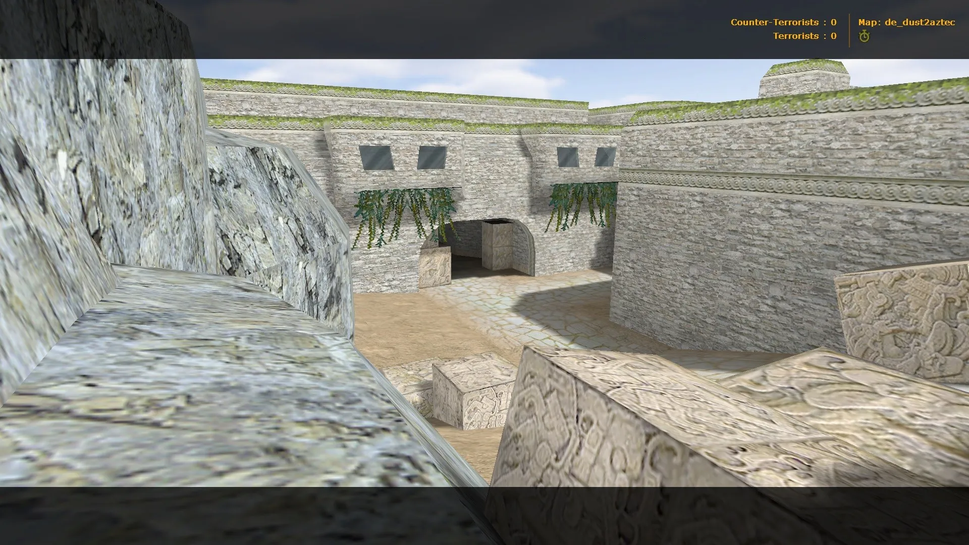 Скачать de_dust2aztec0 — карта для CS 1.6: баланс сторон, точки, тактика, .nav и оптимизация wpoly/epoly - Скриншот