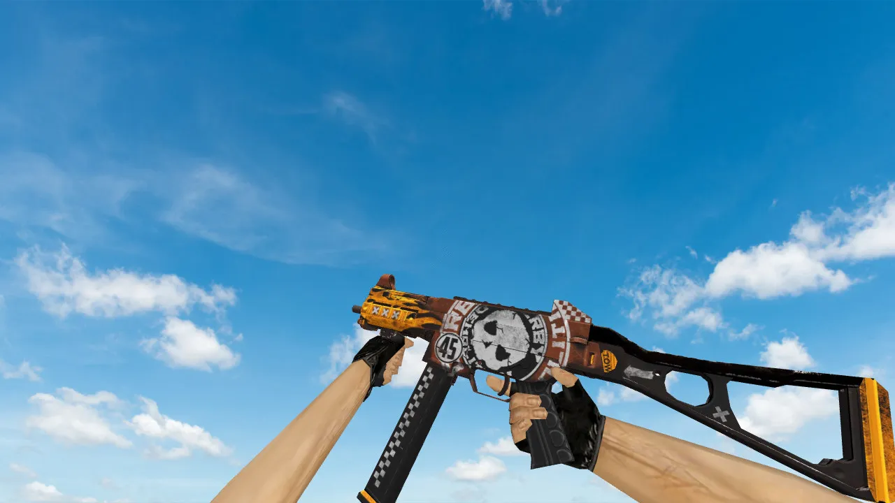 Скачать Модель «UMP-45 Demolition Derby» для CS 1.6 - высококачественная графика - Скриншот