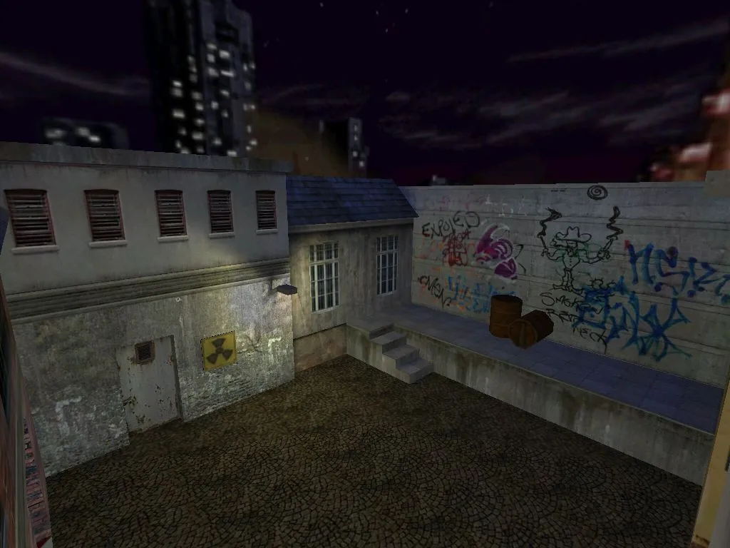 Скачать Карта de_nightwatch для CS 1.6: Тактика и особенности - Скриншот
