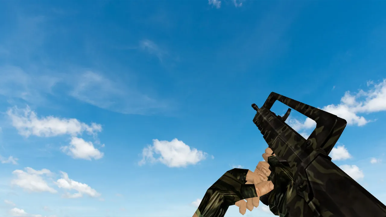 Скачать Модель Famas Camouflage для CS 1.6 - Уникальный скин для вашего арсенала - Скриншот