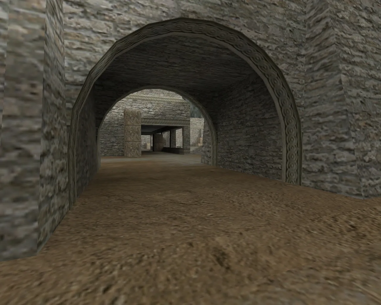 de_aztec_fal для CS 1.6: баланс сторон, точки, .nav, оптимизация wpoly/epoly и настройка ботов — скриншот 10
