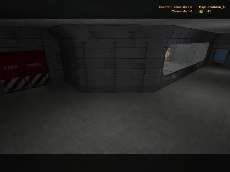 Скачать deathrun_hl для CS 1.6: карта Deathrun, точки, маршруты и настройка раунда - Скриншот