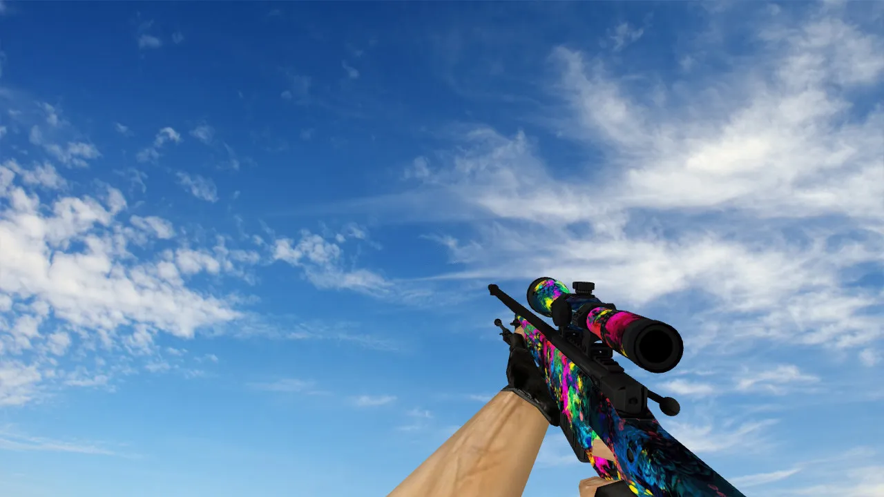 Скачать Модель «AWP Paint» для CS 1.6 - Уникальный стиль для вашего оружия - Скриншот