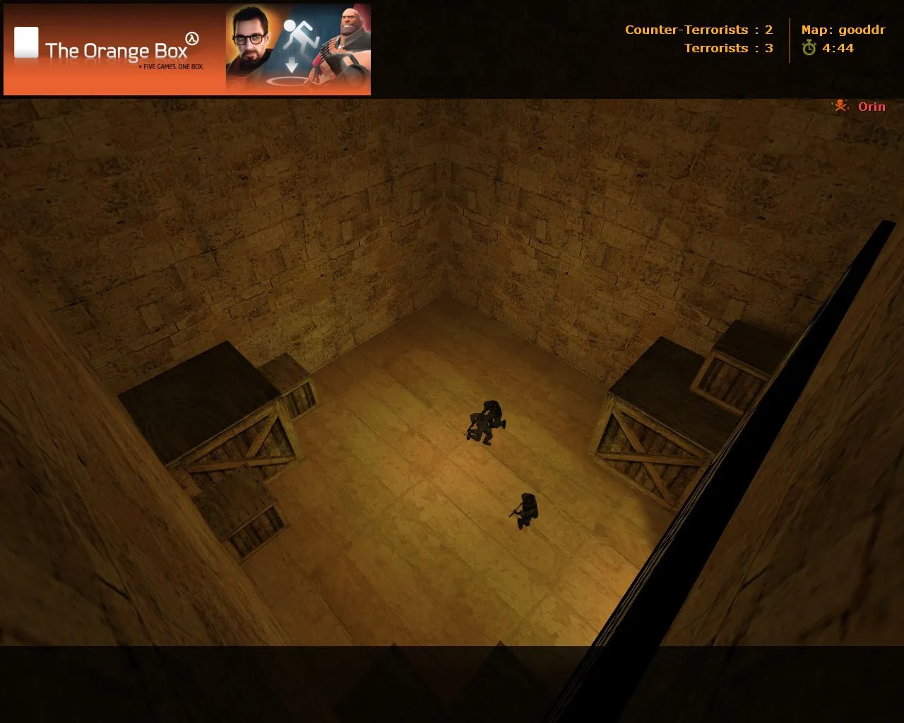 deathrun_dustdivi2_final для CS 1.6: баланс сторон, точки, .nav и оптимизация карты — скриншот 2