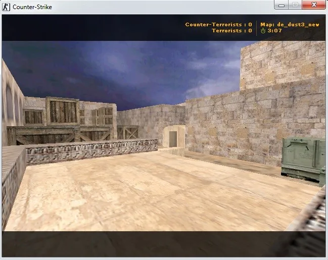 Скачать de_dust3_new — DE карта для CS 1.6: тактика, баланс сторон, .nav, оптимизация wpoly/epoly - Скриншот
