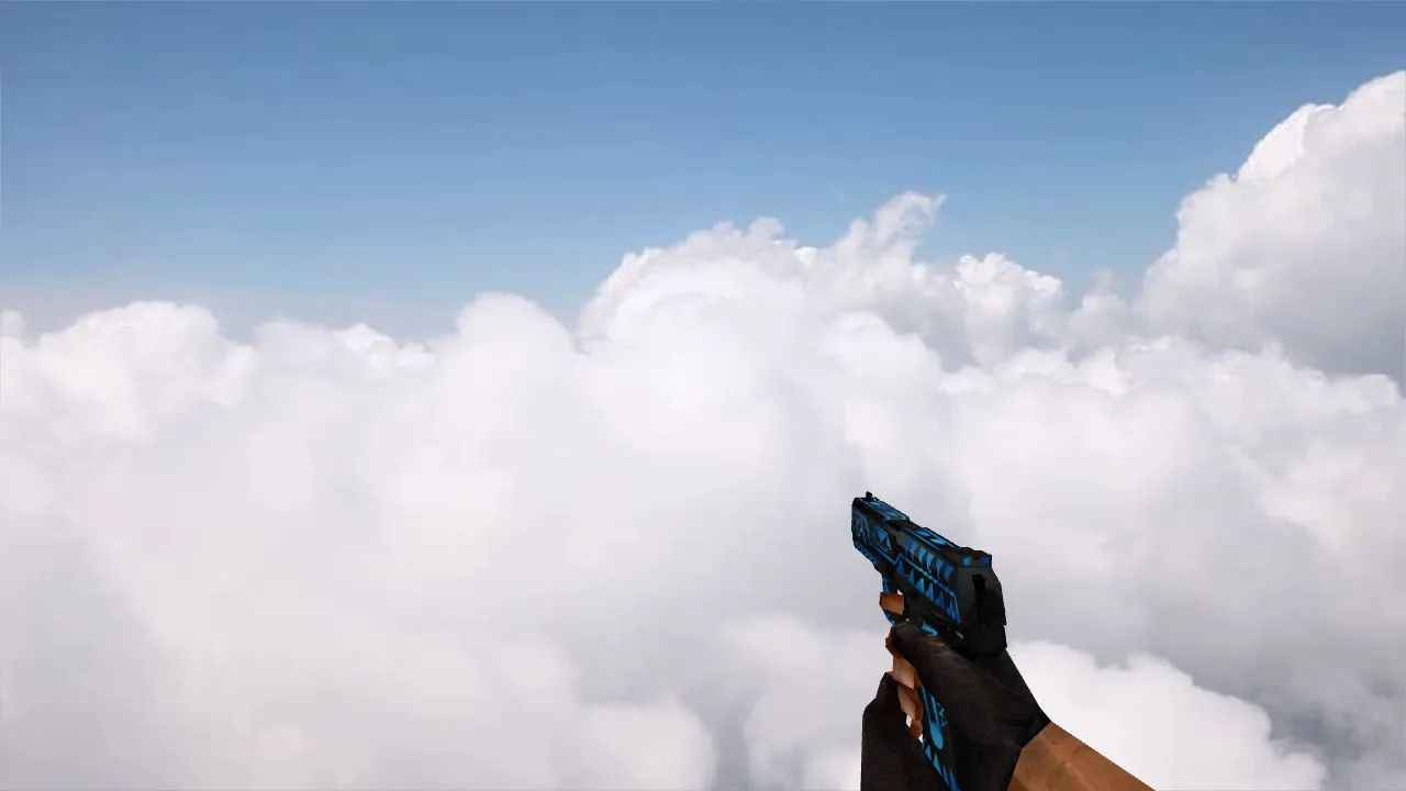 Скачать Модель «USP Night Shark» для CS 1.6 — уникальный скин с четкими текстурами - Скриншот