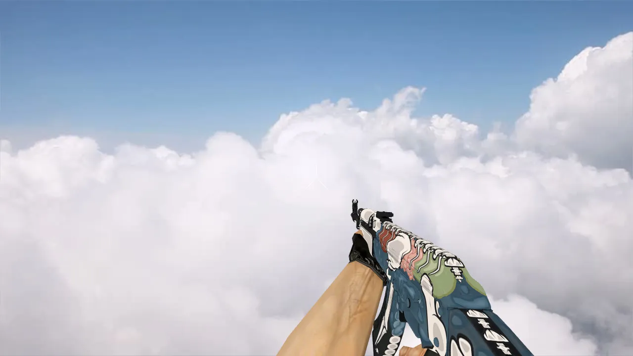 Модель «AK-47 Something» для CS 1.6: v_ p_ w_ модели, звуки, анимация осмотра и качество текстур — скриншот 4
