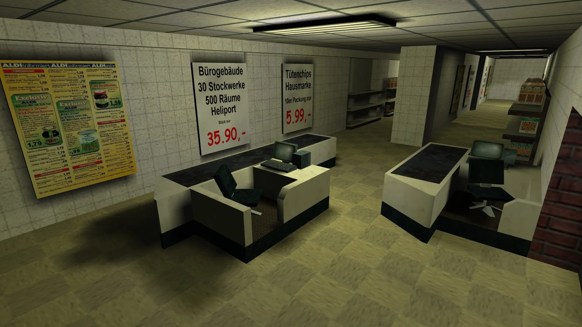 de_aldi карта для CS 1.6: тактика за Т и КТ, точки под плент и гранаты, навигация ботов, оптимизация — скриншот 16