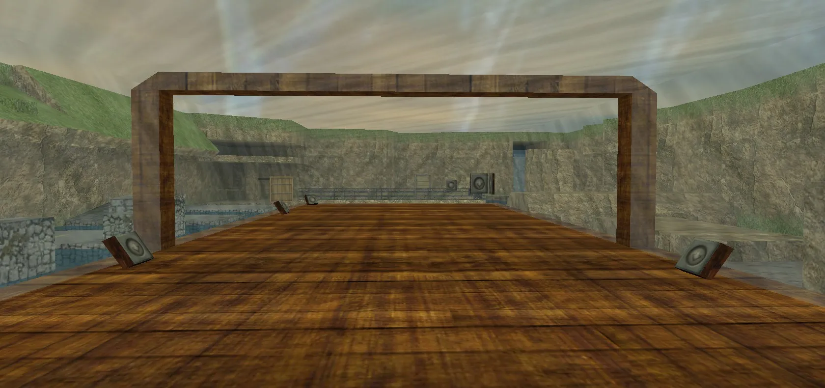 Скачать deathrun_unreal_play для CS 1.6: карта deathrun, тактика раундов, боты .nav, оптимизация и config - Скриншот