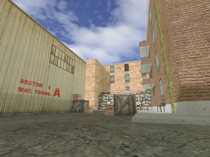 Скачать Карта de_oldstreet для CS 1.6 - Тактические возможности и особенности - Скриншот