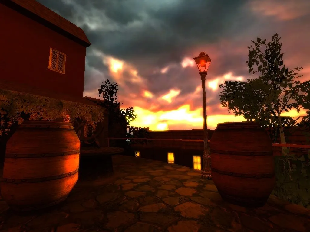 Скачать Карта de_sunset_mission для CS 1.6 – детали и тактика - Скриншот