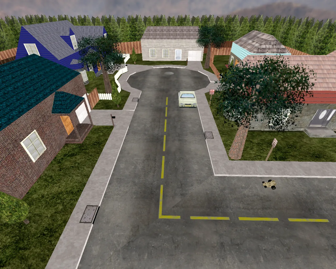Скачать Карта de_neighborhood для CS 1.6: Тактические особенности и оптимизация - Скриншот