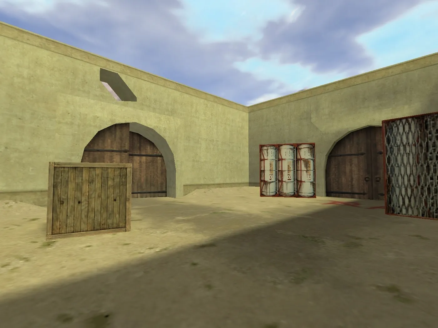 Скачать Карта de_seno_retextured для CS 1.6: Тактики и баланс - Скриншот