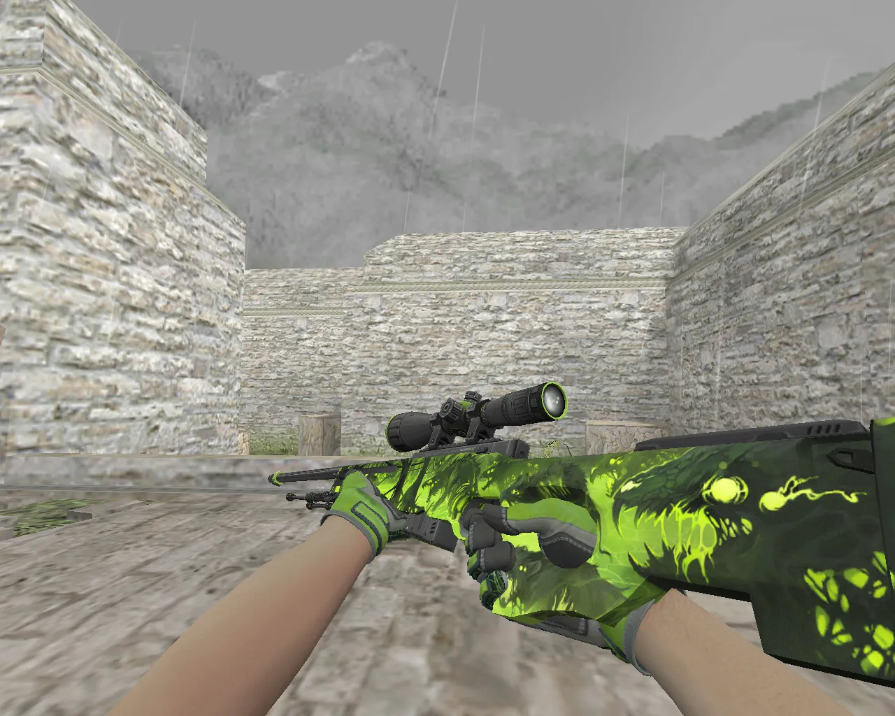 Скачать AWP «Распространение» (Containment Breach) для CS 1.6 - Модели оружия - Скриншот
