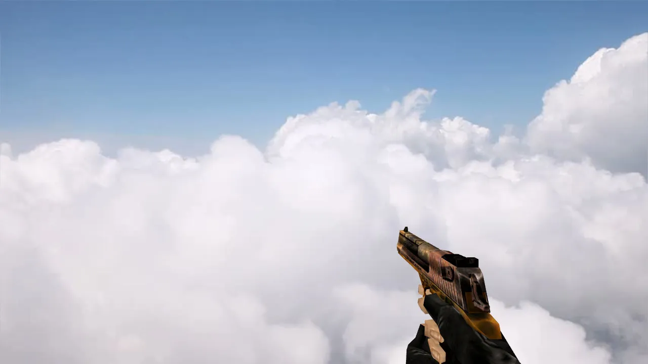 Скачать Модель «Deagle Rust» для CS 1.6 - Погрузитесь в мир уникального скина - Скриншот
