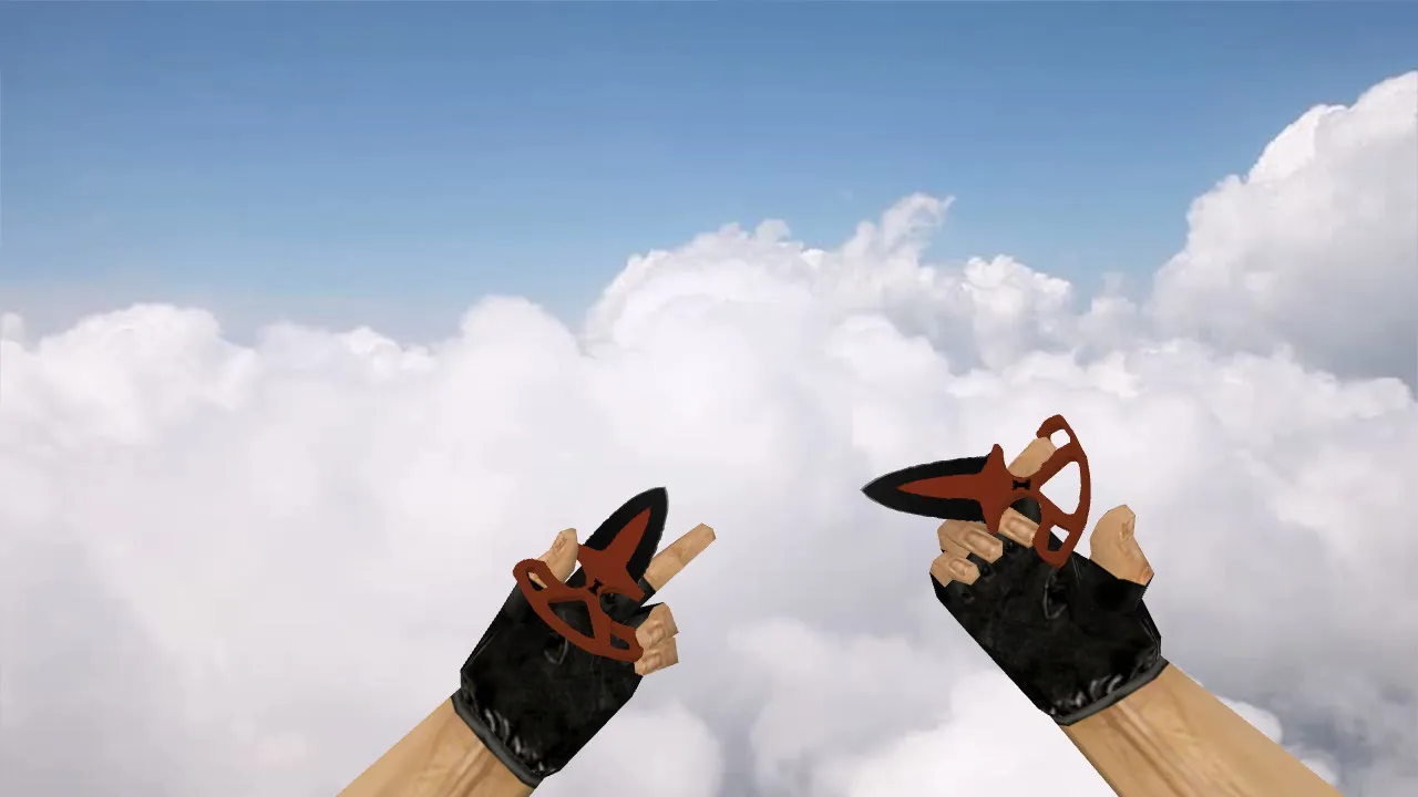 Модель тычковых ножей «Нитро» v_knife_nitro p_knife_nitro w_knife_nitro для CS 1.6 — скриншот 1