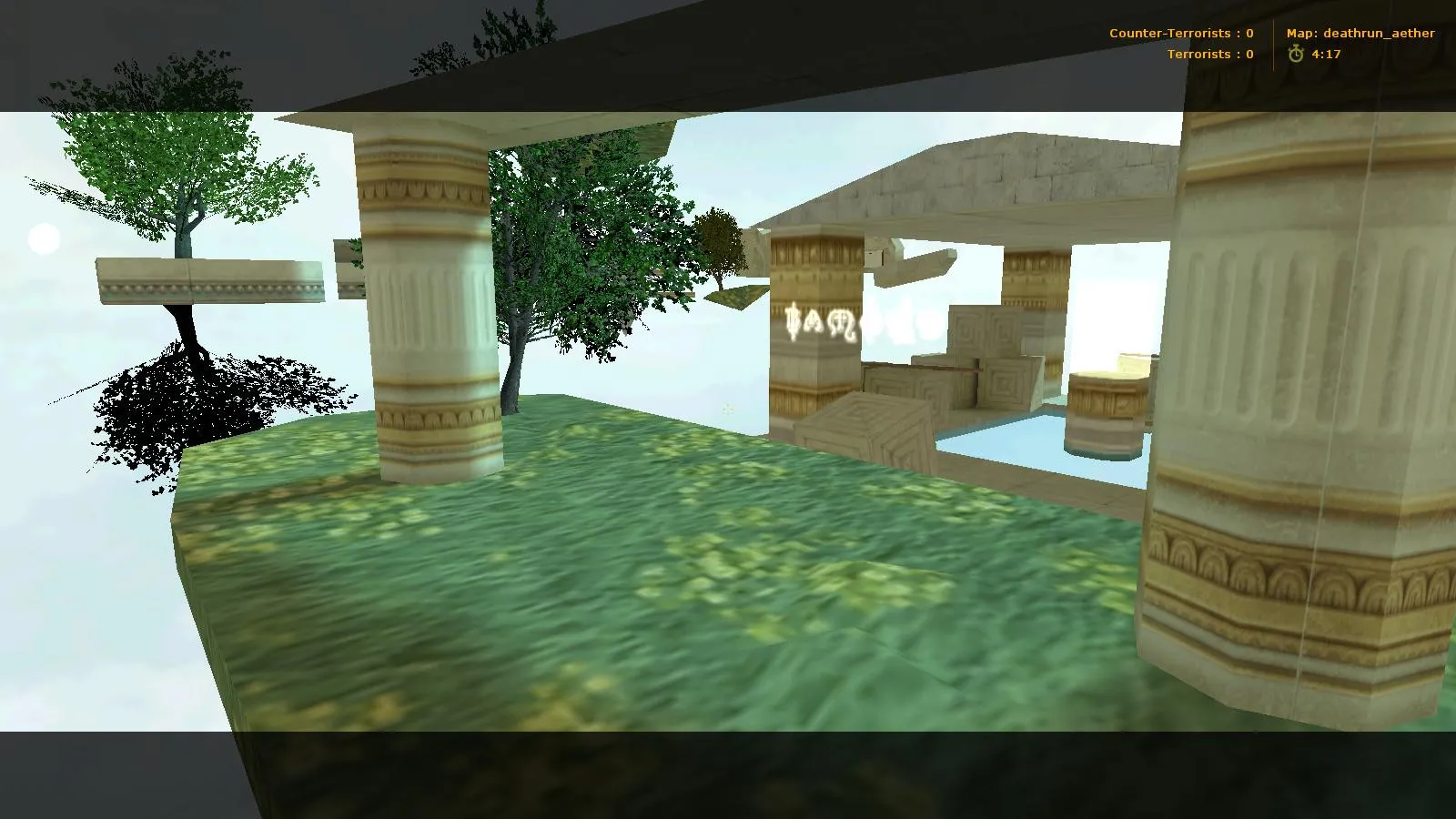 deathrun_aether_b1 для CS 1.6: карта deathrun, точки, раунды, .nav для ботов и оптимизация — скриншот 6