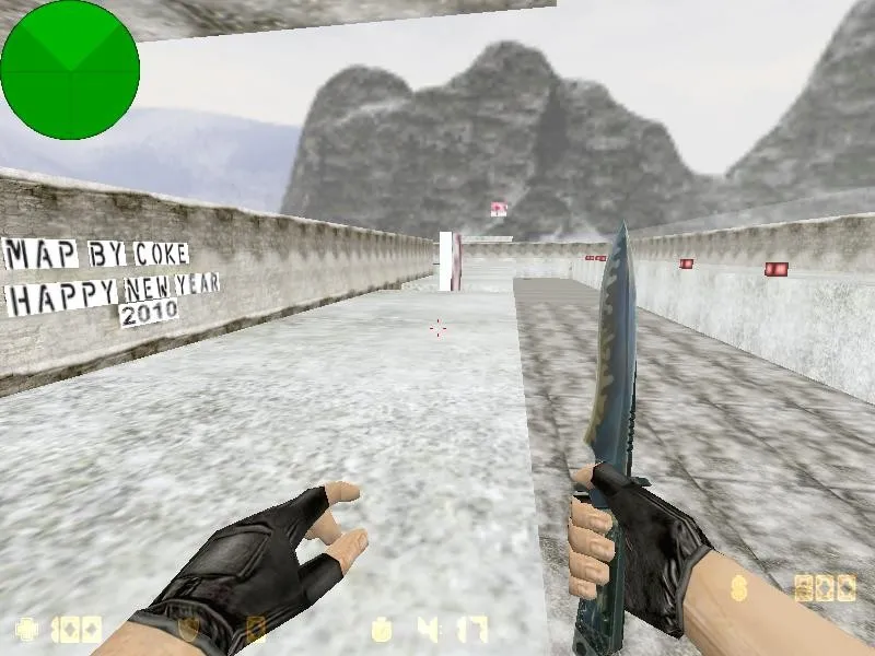 deathrun_2010 для CS 1.6: карта Deathrun, ловушки, баланс сторон и точки для тактики — скриншот 1