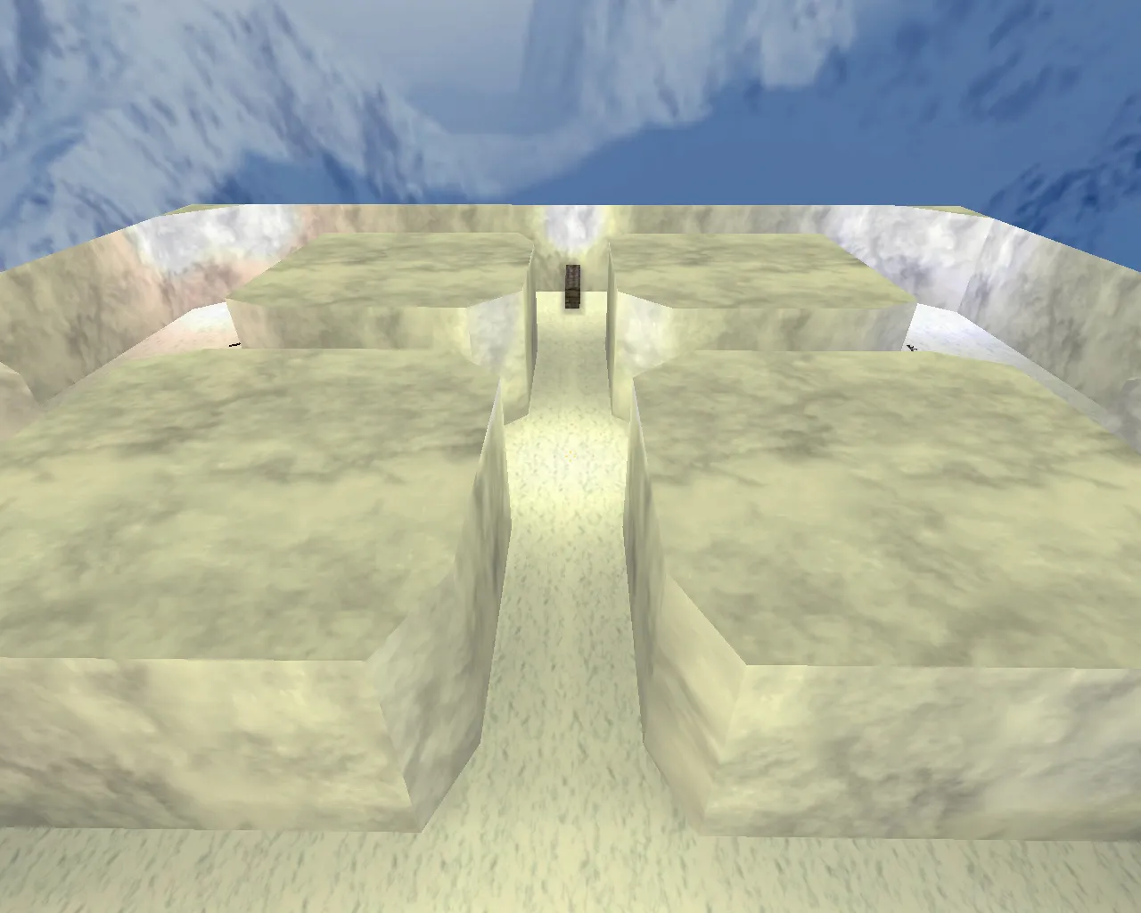 Скачать fy_iceworld для CS 1.6: карта FY, точки спавна, баланс сторон и оптимизация для фпс - Скриншот
