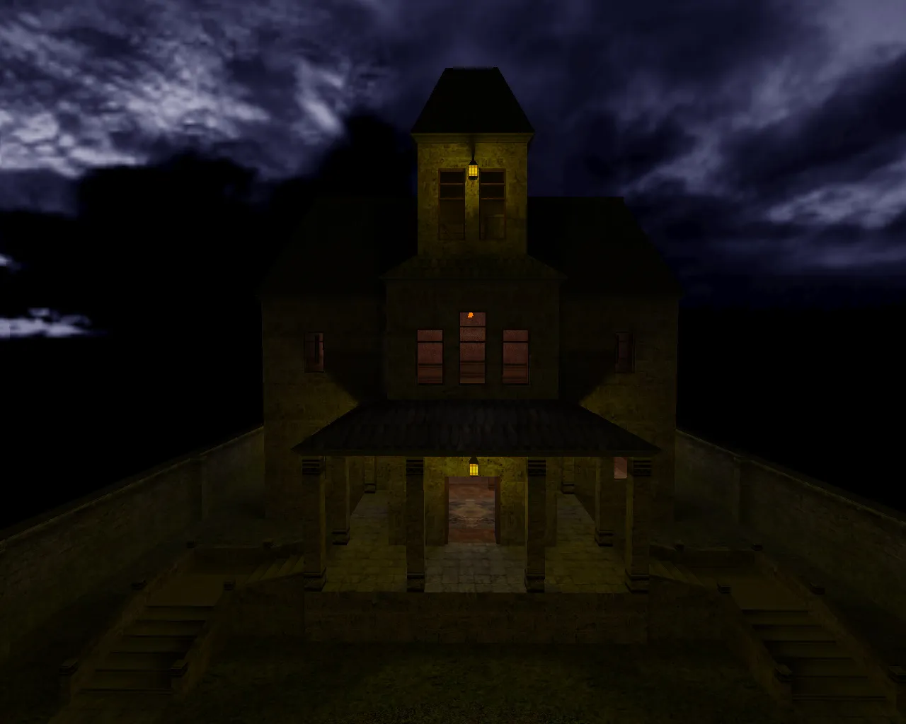 Скачать Карта cs_usherhouse для CS 1.6: баланс сторон, точки, .nav и оптимизация wpoly/epoly - Скриншот