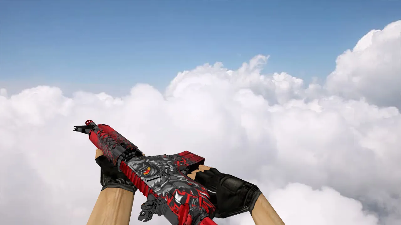 Скачать Модель M4A4 Tokolosi v_ модели, p_ модели, w_ модели для CS 1.6: звуки, анимация осмотра и текстуры - Скриншот