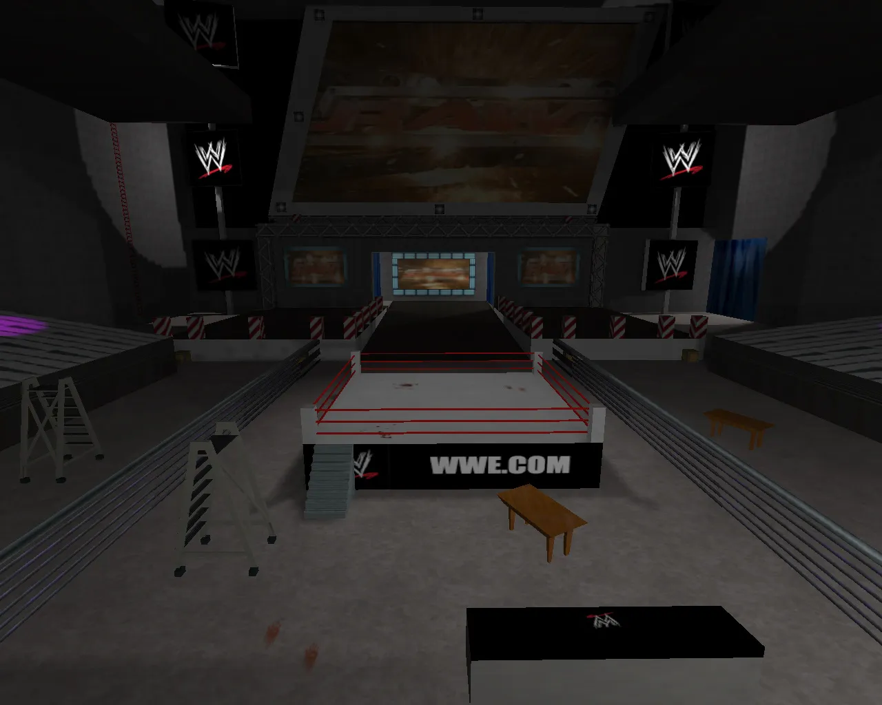 Скачать Карта ka_wwe для CS 1.6: knife-only режим, баланс сторон, точки для раша и игры без читов - Скриншот