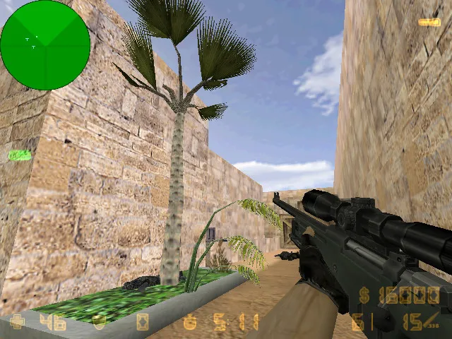de_dust32 для CS 1.6: баланс сторон, точки, .nav, оптимизация wpoly/epoly и советы по настройке — скриншот 1