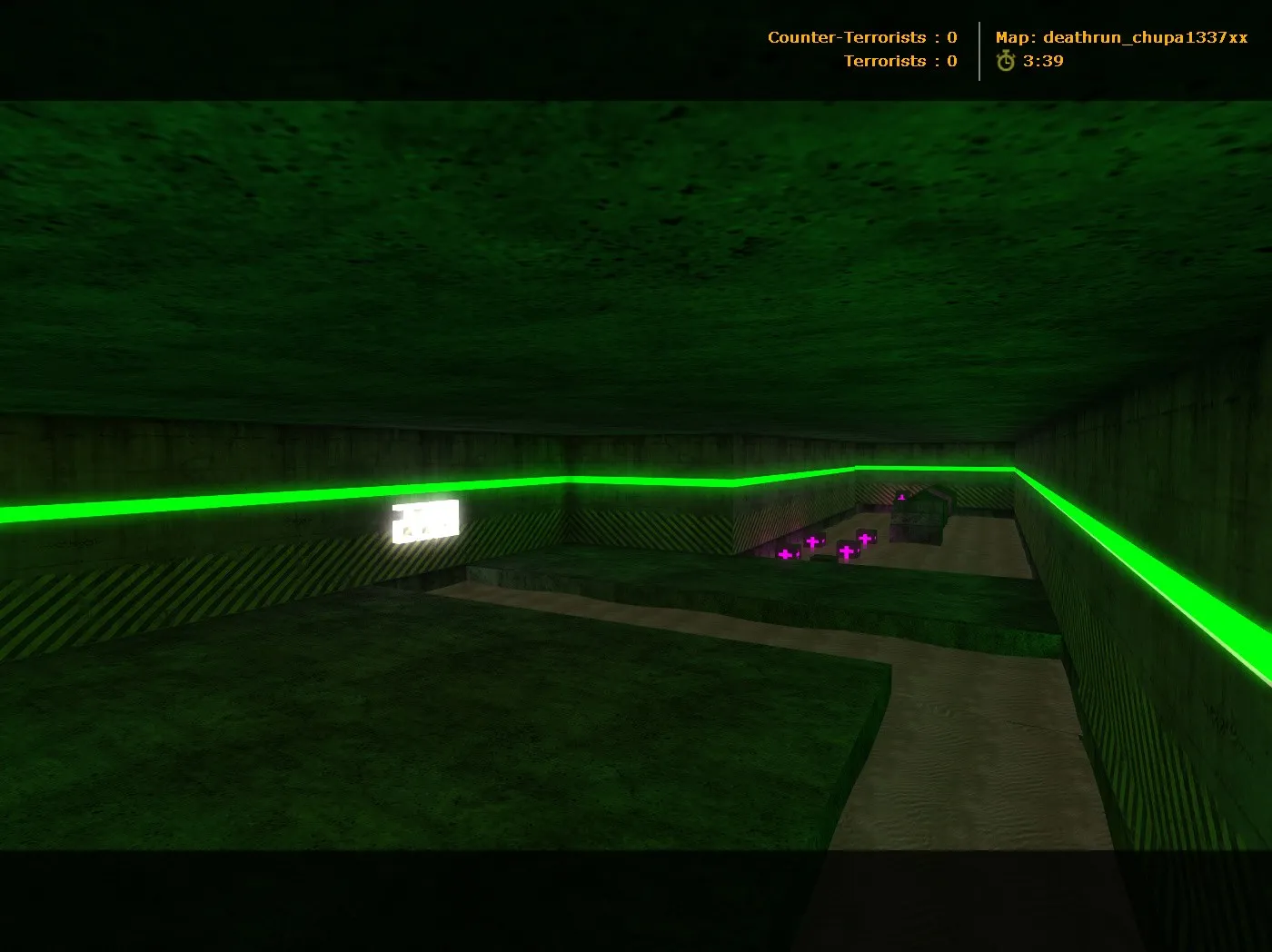 Скачать deathrun_chupa1337xx для CS 1.6: карта Deathrun, точки, ловушки, .nav и оптимизация - Скриншот