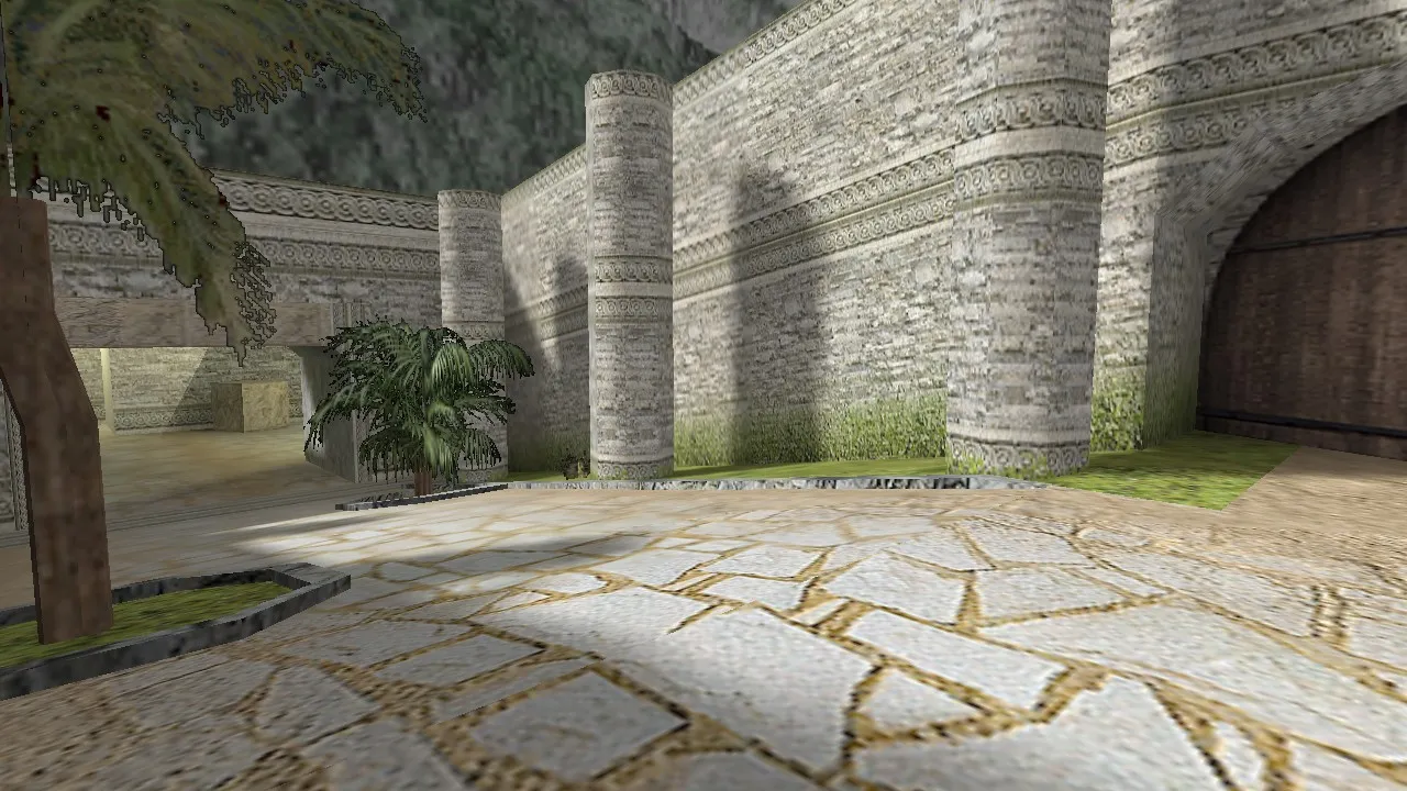 de_aztec_ruins — DE карта для CS 1.6: точки, боты (.nav), оптимизация wpoly/epoly, баланс сторон — скриншот 7