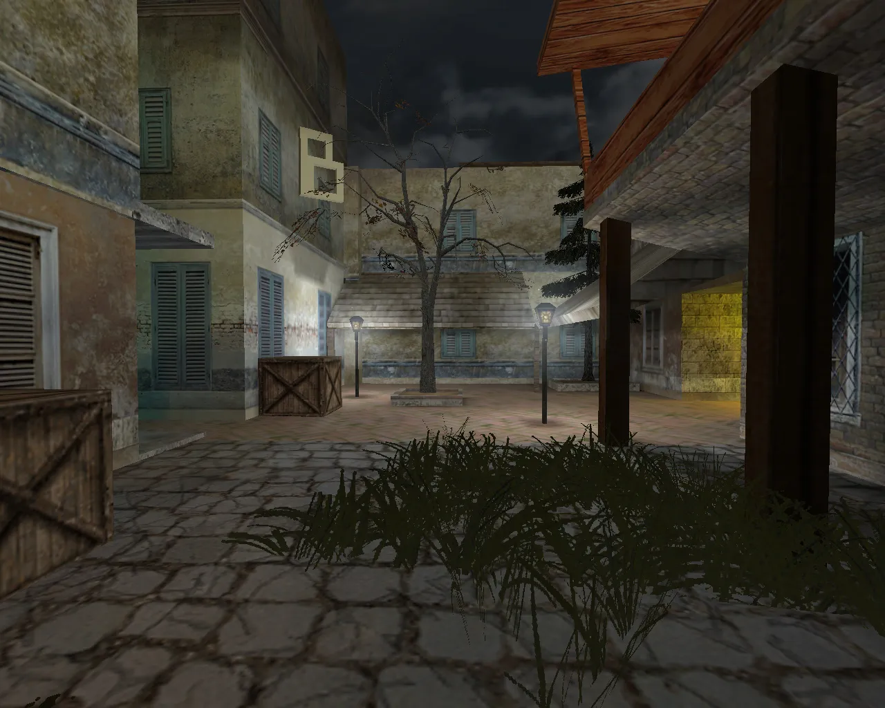 Скачать Карта de_midnight_13th для CS 1.6: тактические особенности и баланс сторон - Скриншот