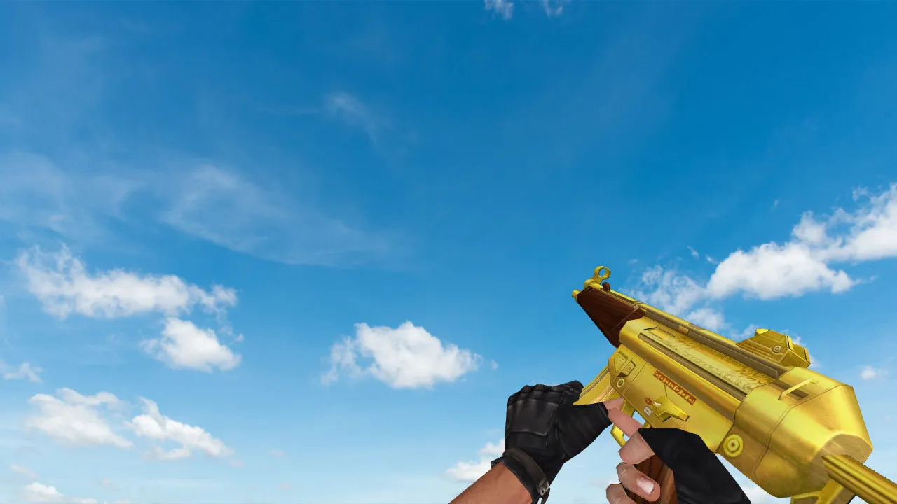 Скачать Модель «CSO MP5 Gold Edition» для CS 1.6 - Скриншот