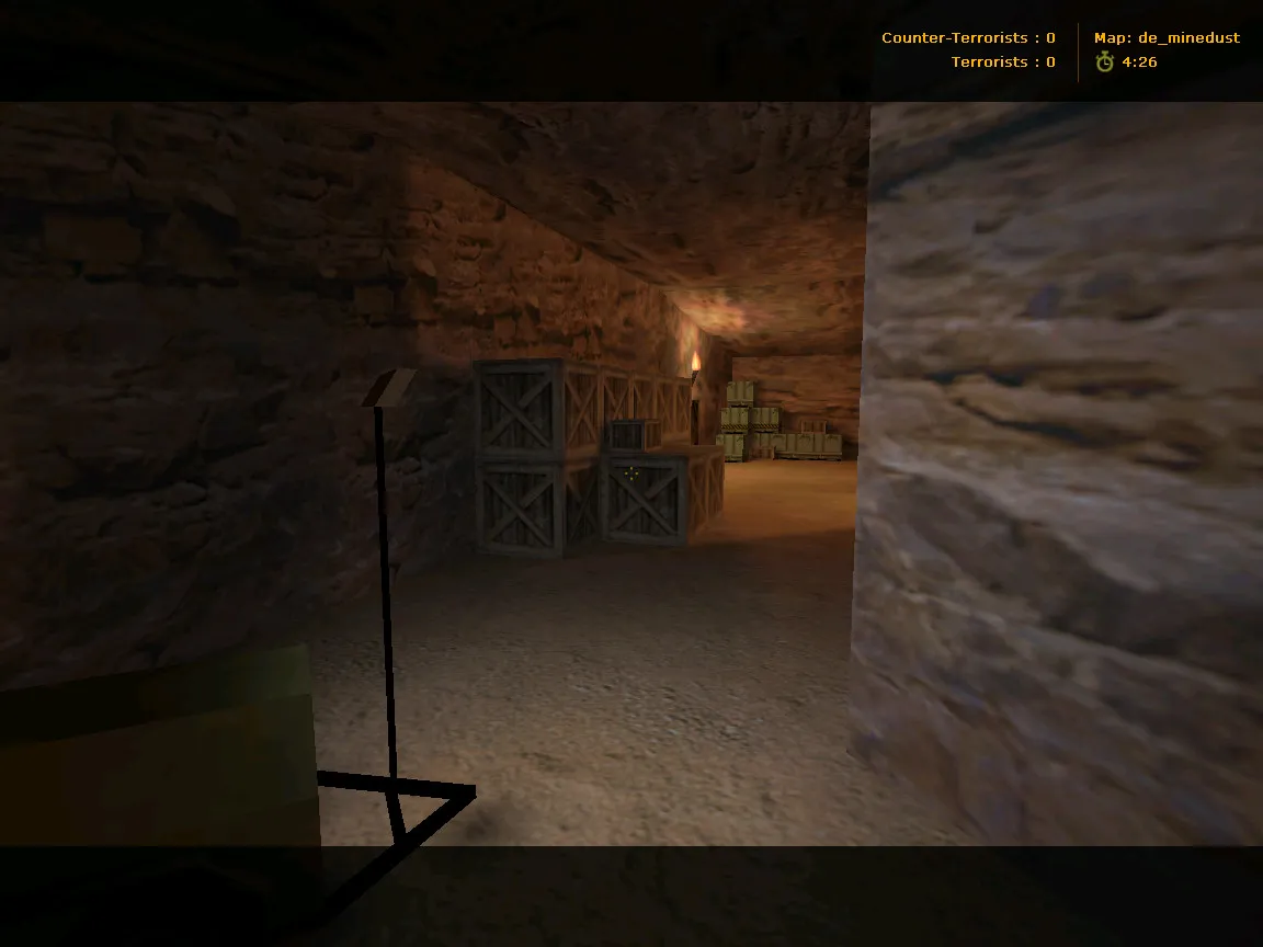 Скачать Карта de_minedust для CS 1.6: Тактические возможности и особенности - Скриншот