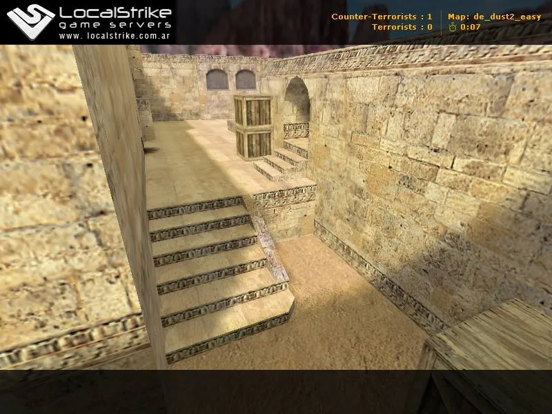 Скачать de_dust2_easyoa — DE карта для CS 1.6: точки, маршруты, .nav, оптимизация и боты - Скриншот