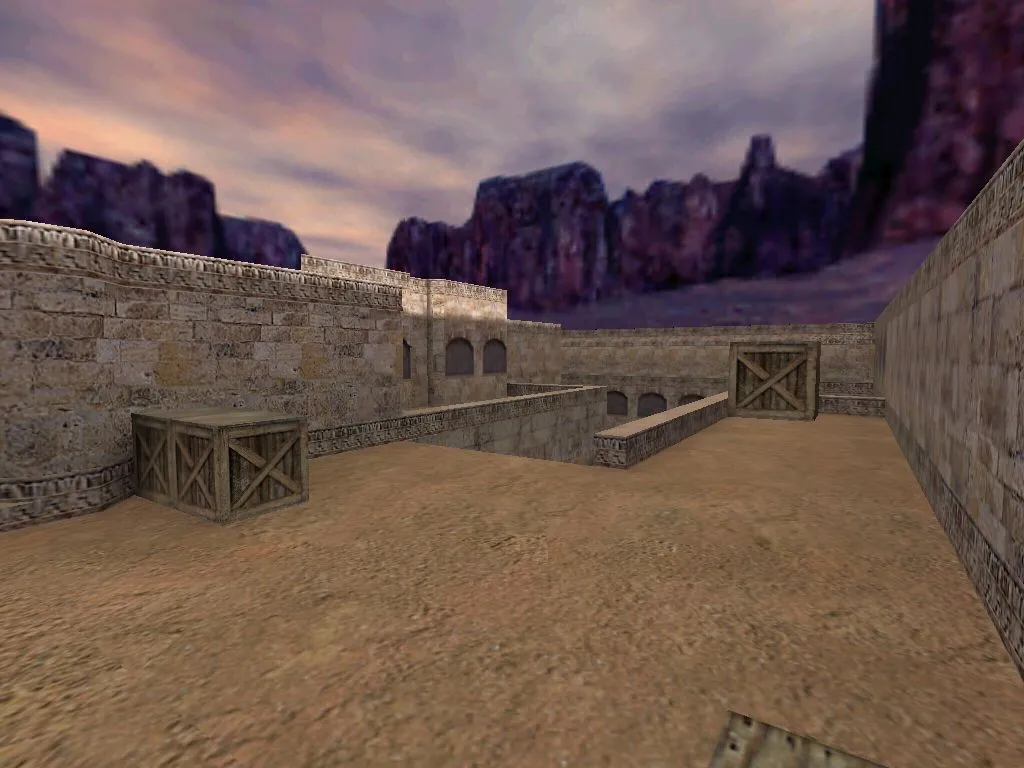de_arabia2 для CS 1.6: тактики за CT/T, точки на пленте, .nav и оптимизация карты — скриншот 10