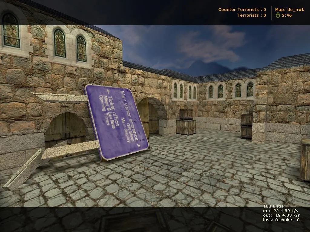 Скачать Карта de_nwk для CS 1.6: Тактика и Оптимизация - Скриншот