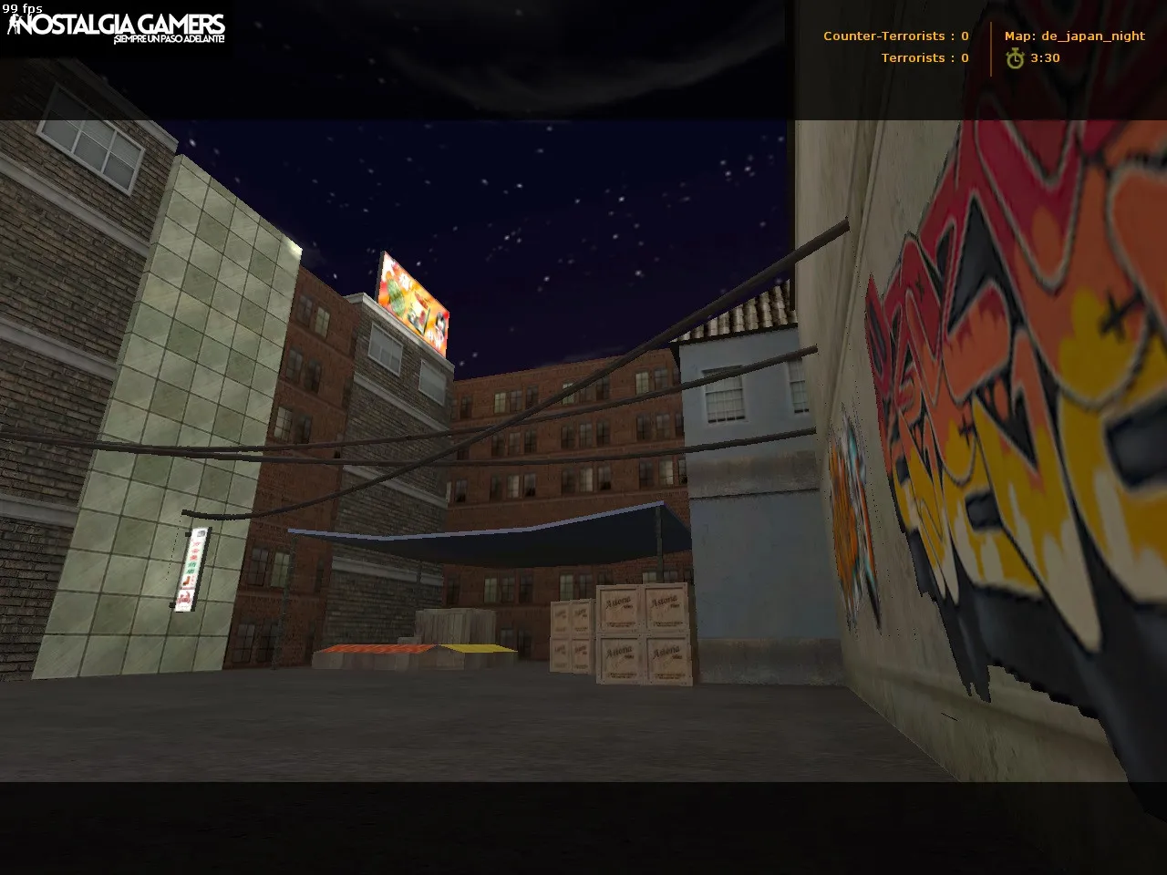 Скачать Карта de_japan_night для CS 1.6 - Тактические особенности и баланс - Скриншот