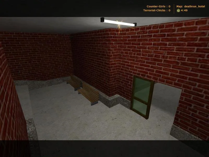 Скачать deathrun_hotel для CS 1.6: карта для трюков, ловушек и раундов deathrun - Скриншот