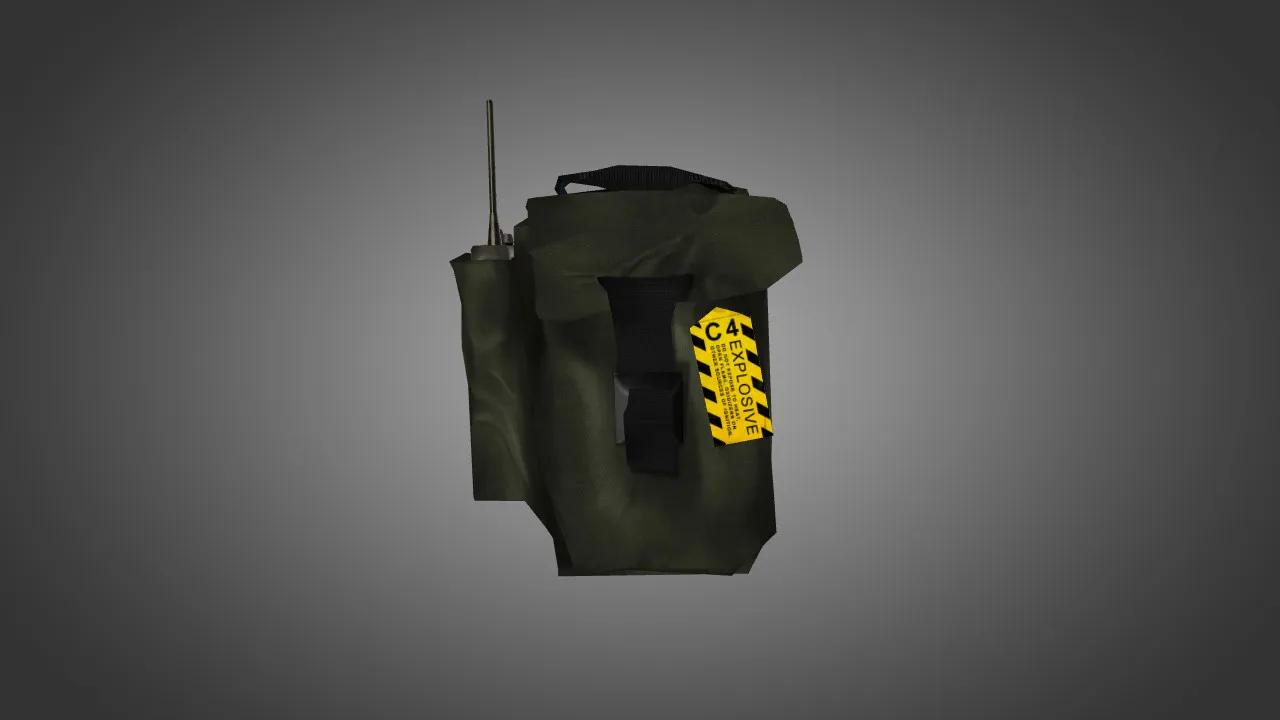Скачать Модель «C4 Backpack» v_ для CS 1.6: p_ w_ модели, звуки, анимация осмотра и качество текстур - Скриншот