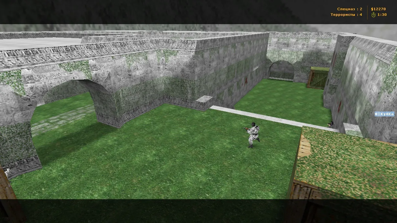 de_green для CS 1.6: тактика, точки, .nav для ботов и оптимизация wpoly/epoly — скриншот 17
