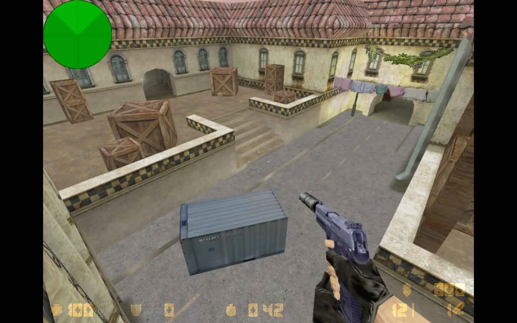 Карта de_faltown для CS 1.6: точки, маршруты, .nav, оптимизация и запуск без проблем — скриншот 6