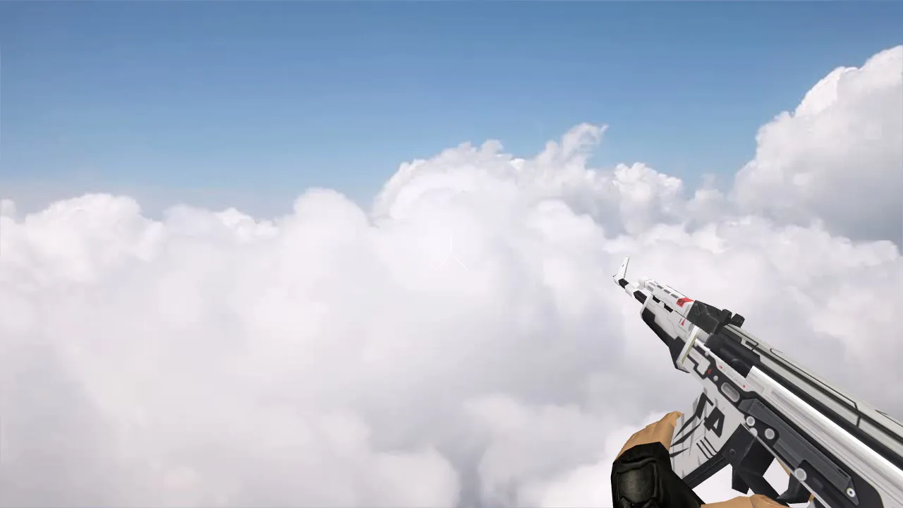 Скачать Модель Degault AK47 Challenger v_ p_ w_ для CS 1.6: звуки, анимация осмотра, качество текстур - Скриншот