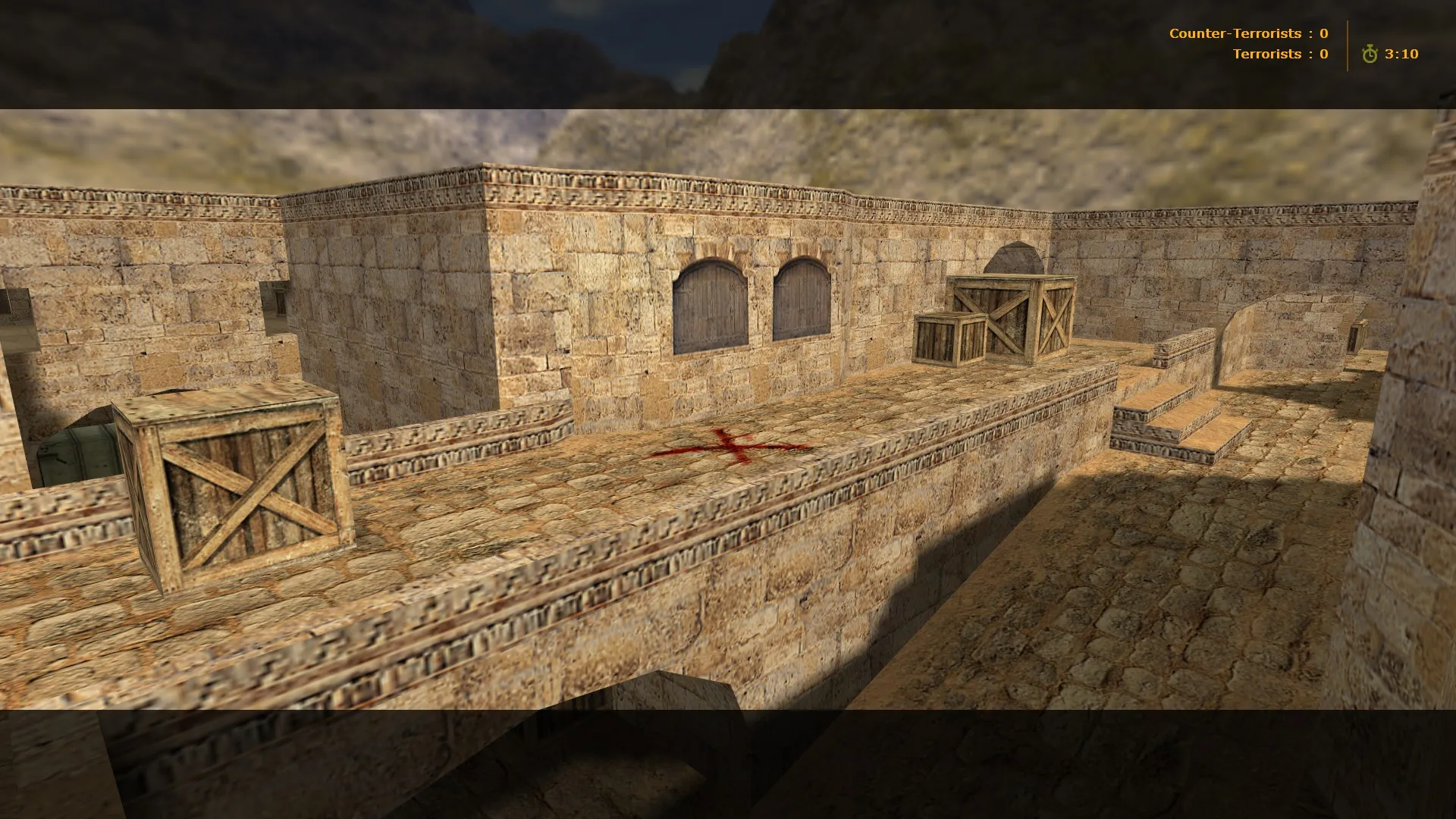 Карта 828_dust для CS 1.6: de_dust2 стиль, точки, .nav для ботов, оптимизация wpoly/epoly — скриншот 8