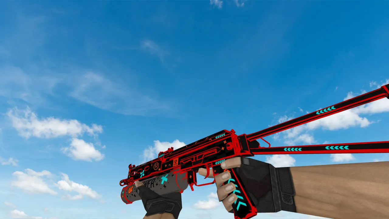 Скачать Модель «PP-19 Bizon Angry Emoji» для CS 1.6 - Уникальный скин - Скриншот
