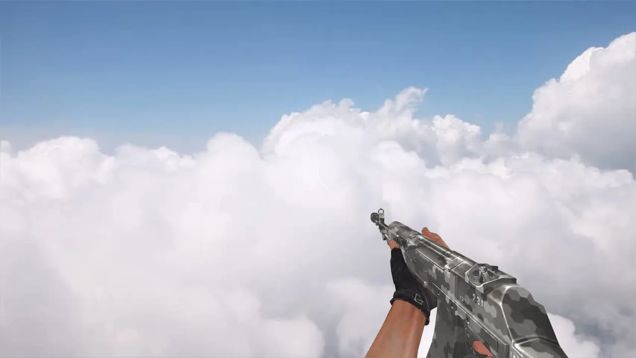 Скачать Модель v_ak47 «AN-94 Digital» для CS 1.6: p_ak47, w_ak47, звуки, анимация и текстуры - Скриншот