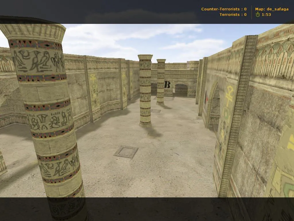Скачать Карта de_safaga для CS 1.6 — баланс и тактика - Скриншот