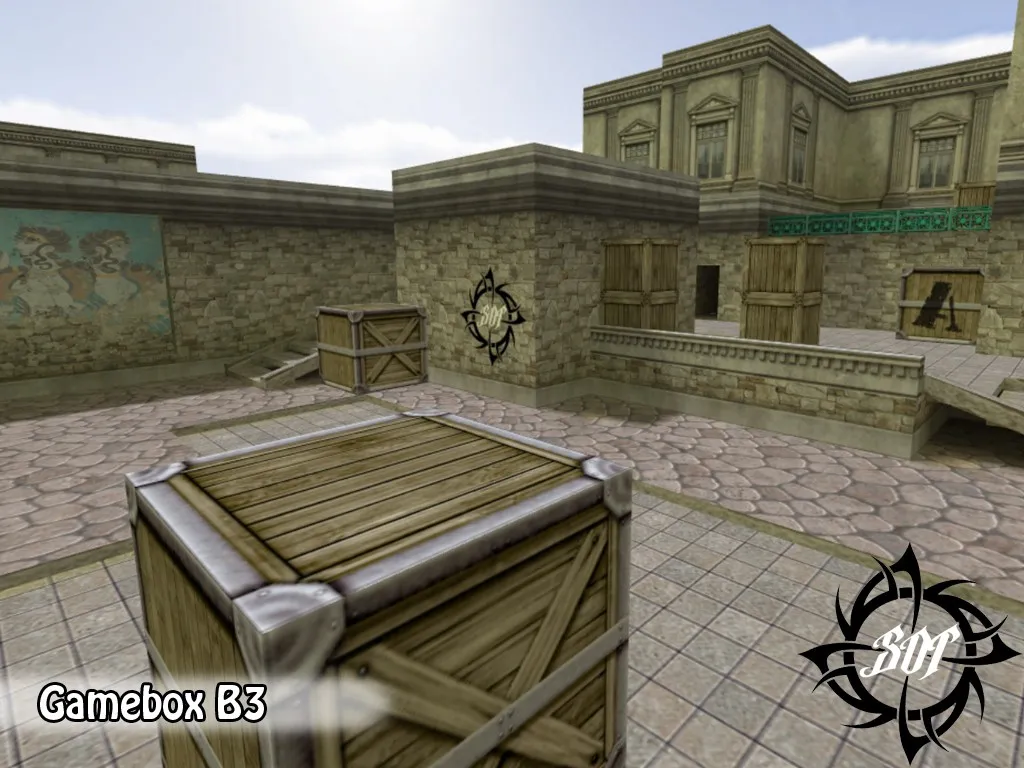 Скачать de_gamebox_b3 для CS 1.6: обзор карты, точки, тактики CT/T, оптимизация и советы по установке - Скриншот